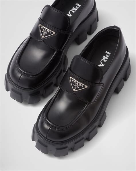 prada loafers look|Prada monolith loafers women's.